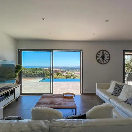 Tres Belle Neuve Vue Avec Piscine Chauffee * סנט-לוסידה פורטו-וקיו