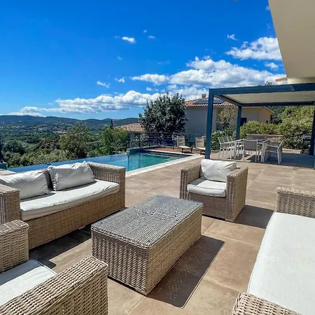 Tres Belle Neuve Vue Avec Piscine Chauffee * סנט-לוסידה פורטו-וקיו